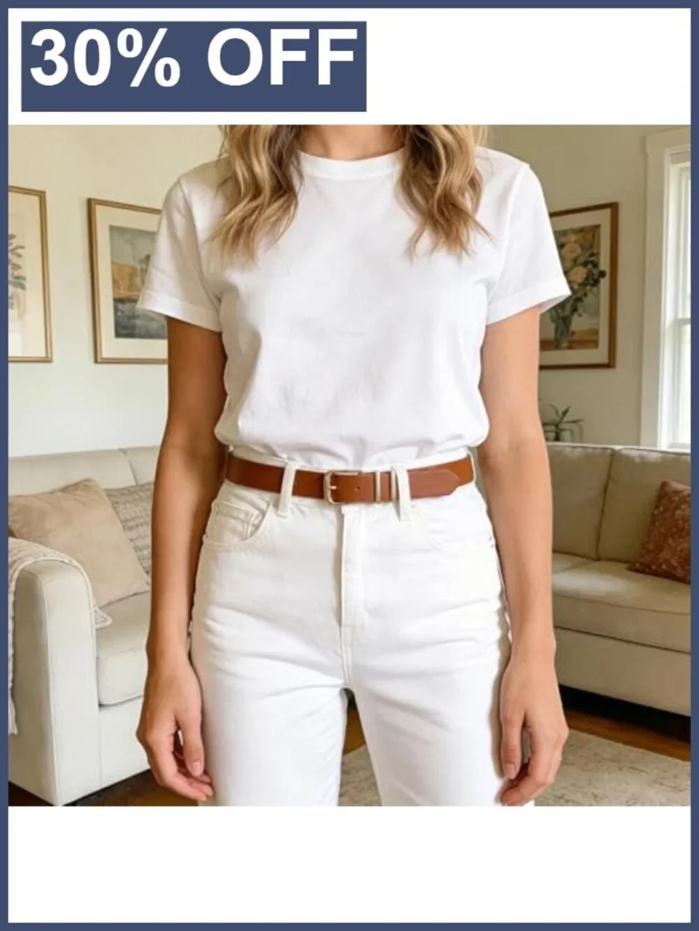 3 Pack Women Leather Belts with Gold Buckle for Jeans Dresses Pants